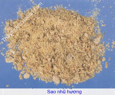 Hình ảnh vị thuốc nhũ hương sao