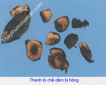 Hình ảnh thanh bì chế dấm hồng